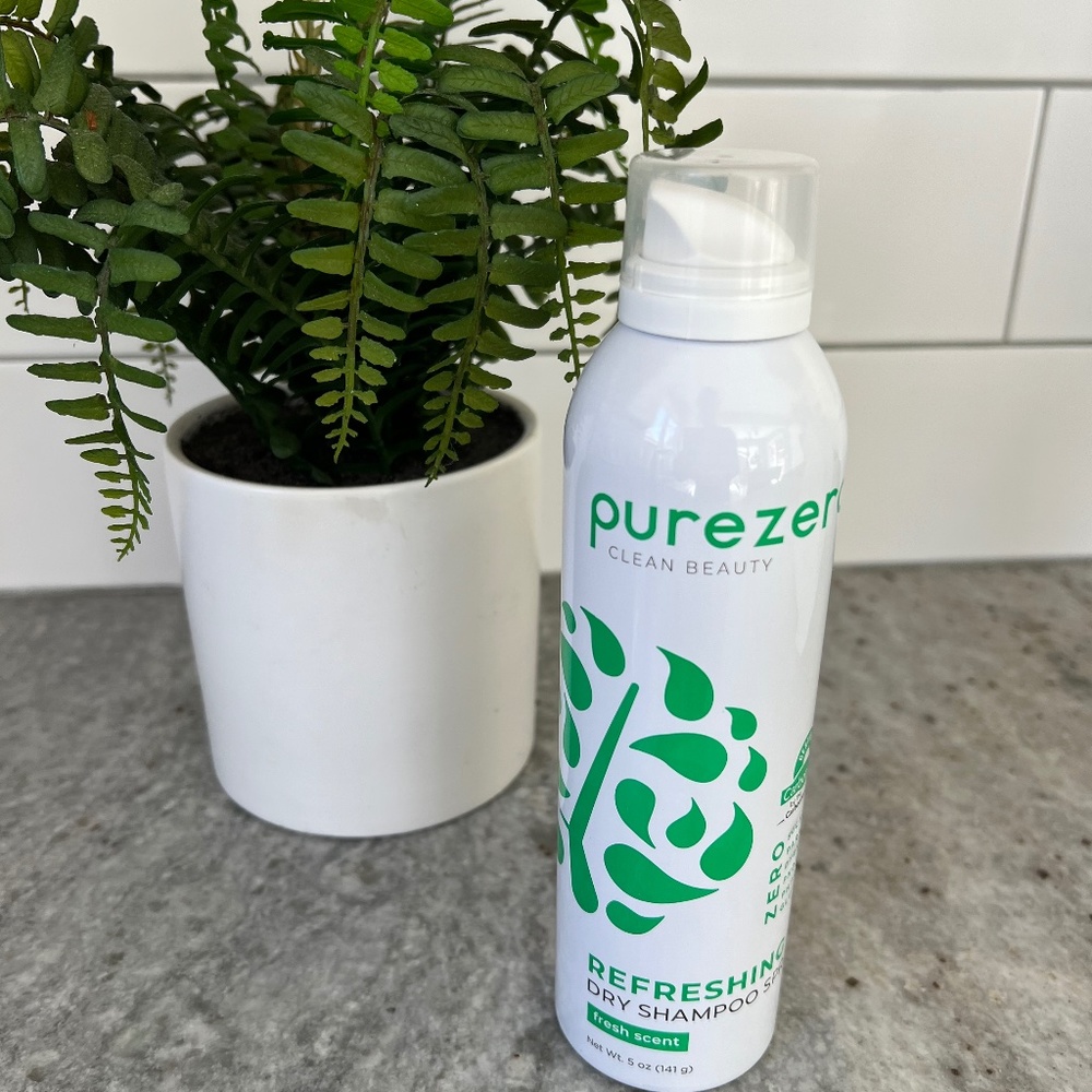 Purezero Clean Beauty Refreshing Dry Shampoo Spray, Fresh Scent 5oz - Pack of 2